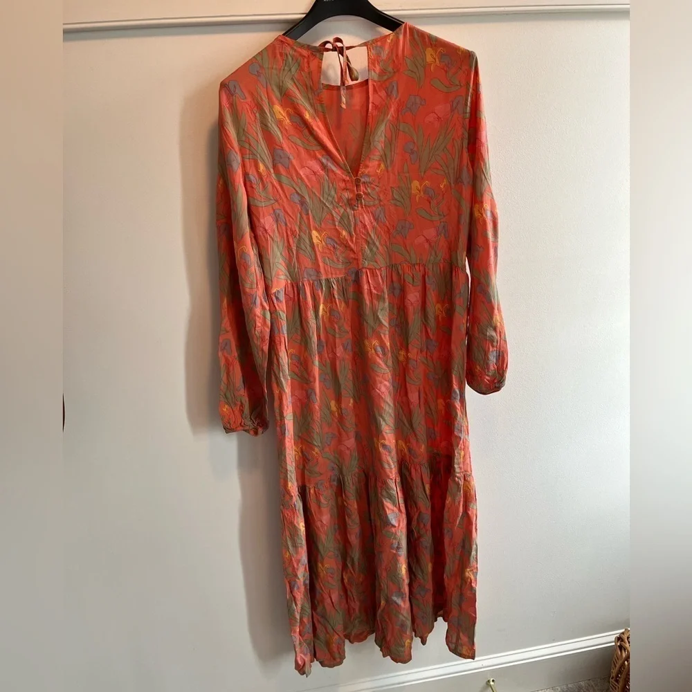 NWT Anthropologie Bobo Choses Floral Maxi Dress Size Medium